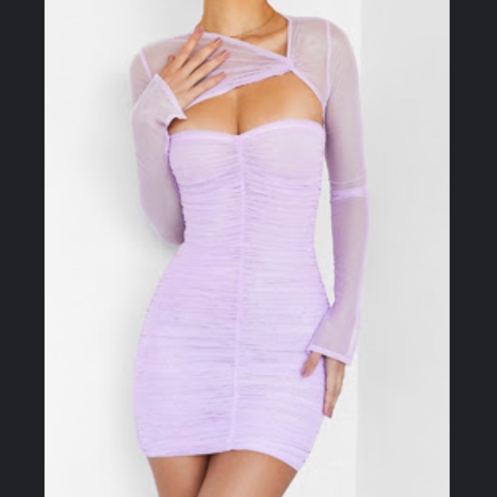 NWT - House of CB lilac dress
